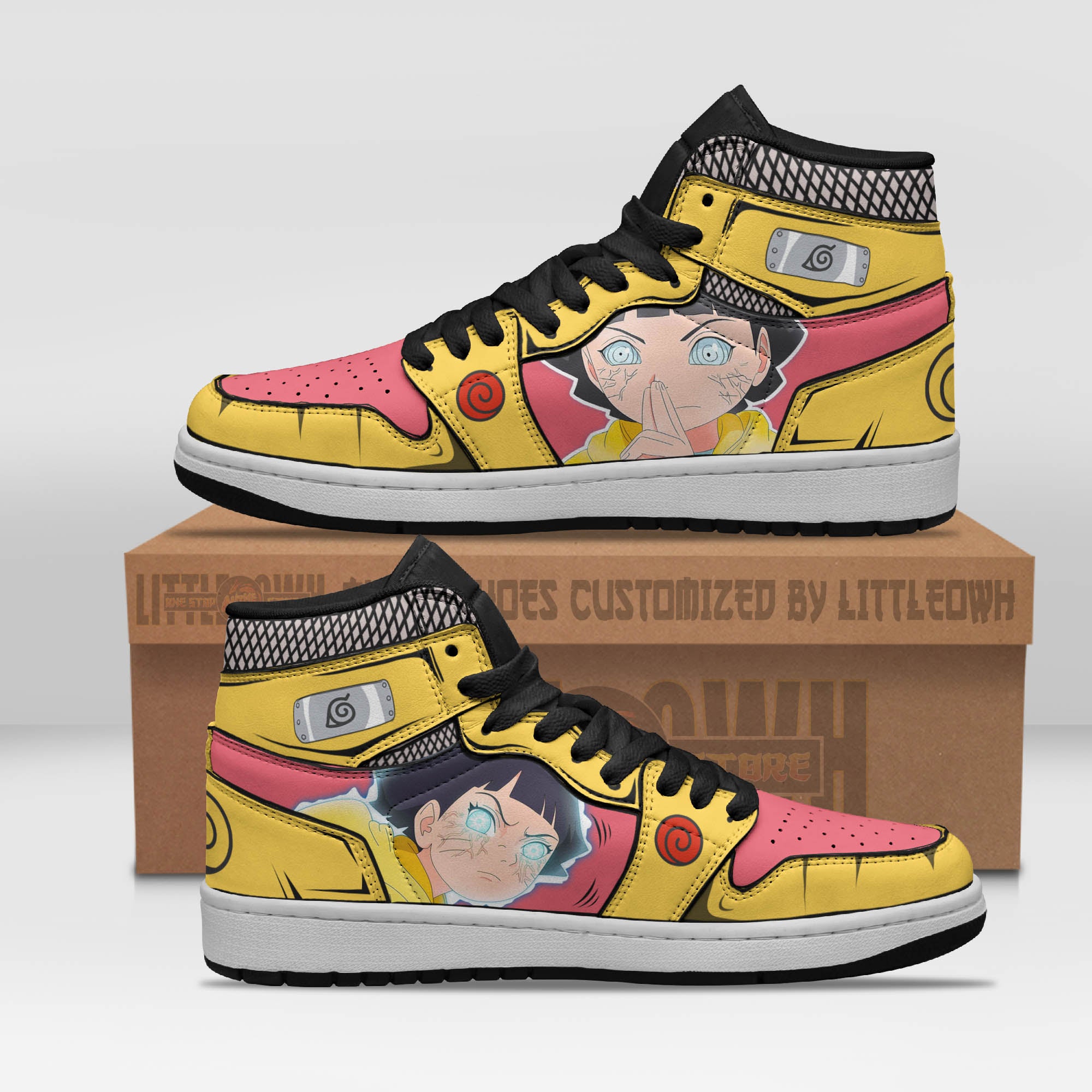 Boruto Himawari Uzumaki Anime Shoes Custom Jd Sneakers