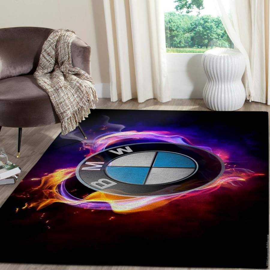 Bmw Logo Supercars Area Rugs Living Room Carpet