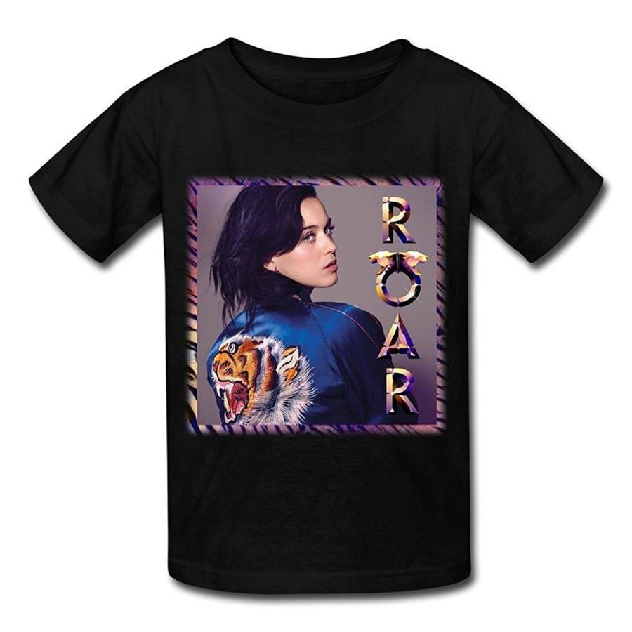 Men’s Fashion T-Shirt Men’s Roar Song The Katy Perry T Shirt Men Cotton T Shirt Casual Shirts