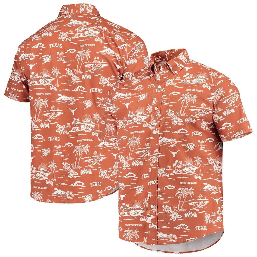 Texas Longhorns Orange Classic Hawaii Shirt Ha51391