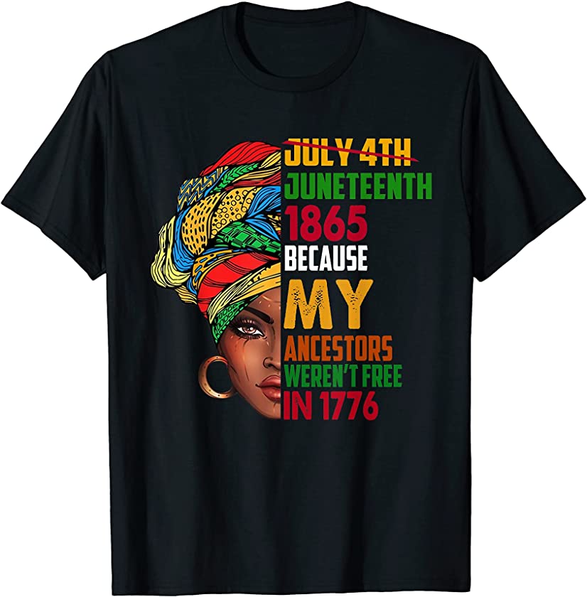 Black Queen, Juneteenth Queen, African American Women T-Shirt