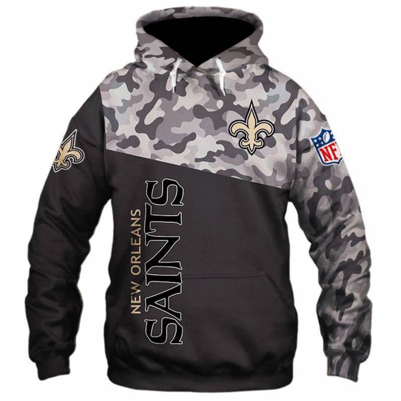 New Orleans Saints Hoodie 3D Style3044 All Over Printed