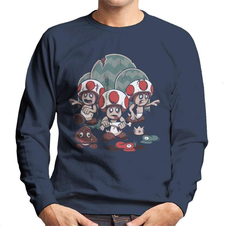 Super Mario Zombie Mushrooms Men’s Sweatshirt