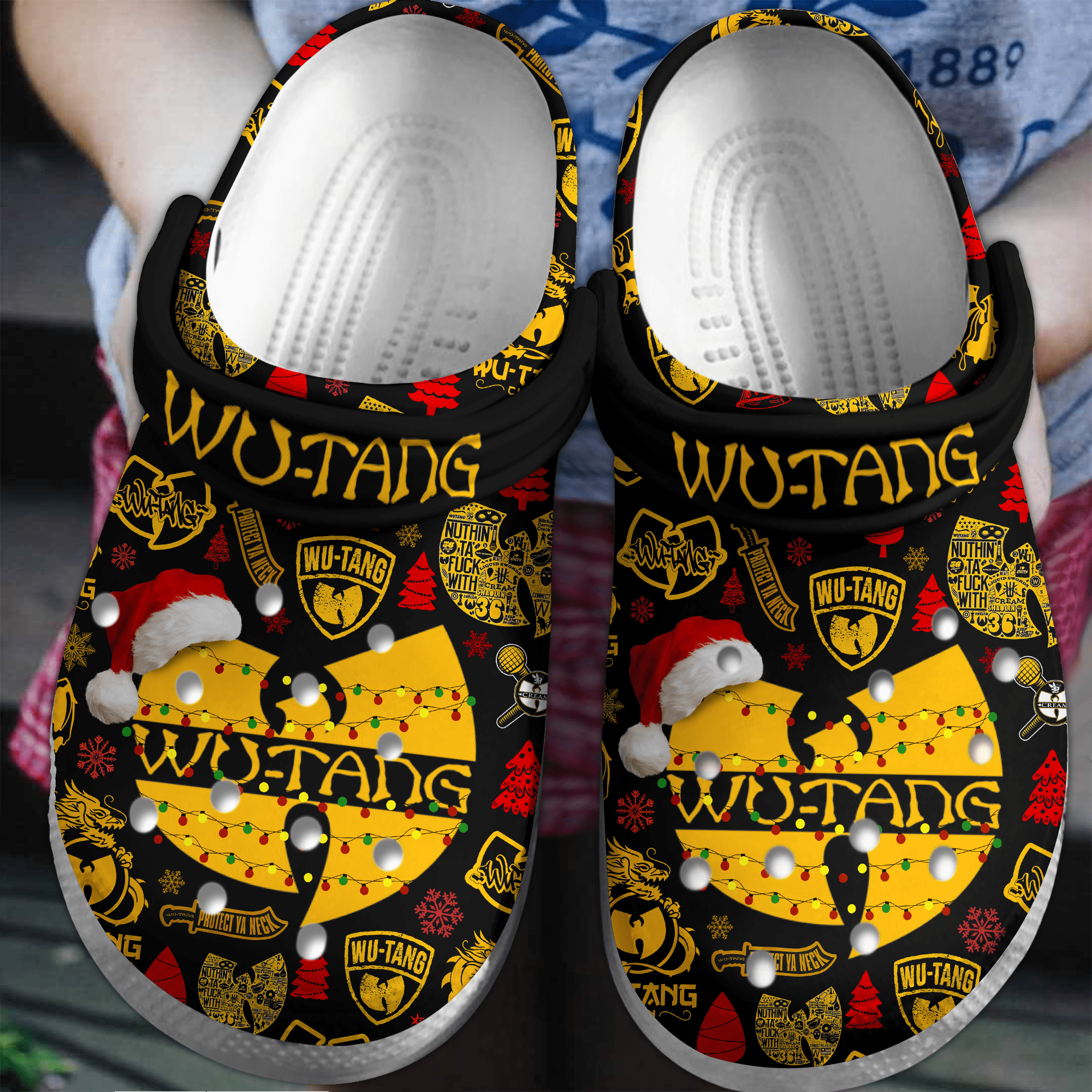 Wu Tang Clan Music Crocs Crocband Clogs Shoes Comfortable For Men Women and Kids 5