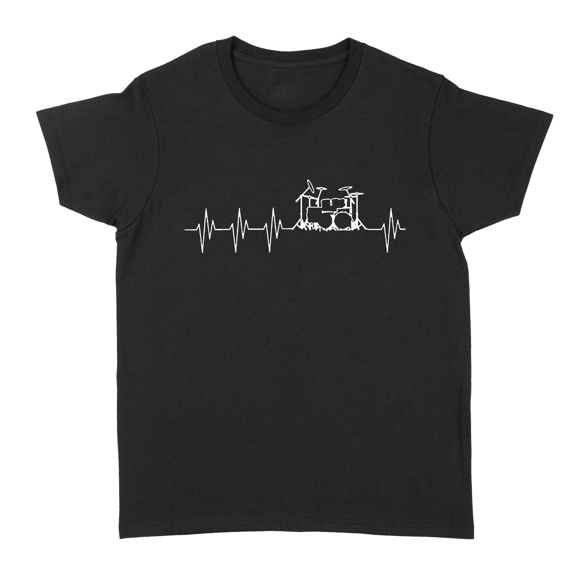 Heartbeat Drums For Drummer – Standard Women’s T-shirt