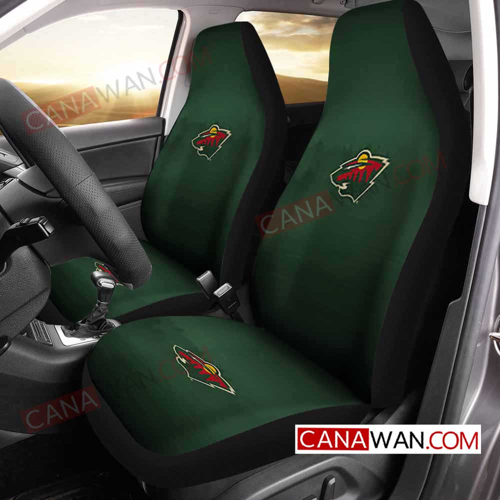 Minnesota Wild Style250 3D Customized Personalized Car Seat Cover