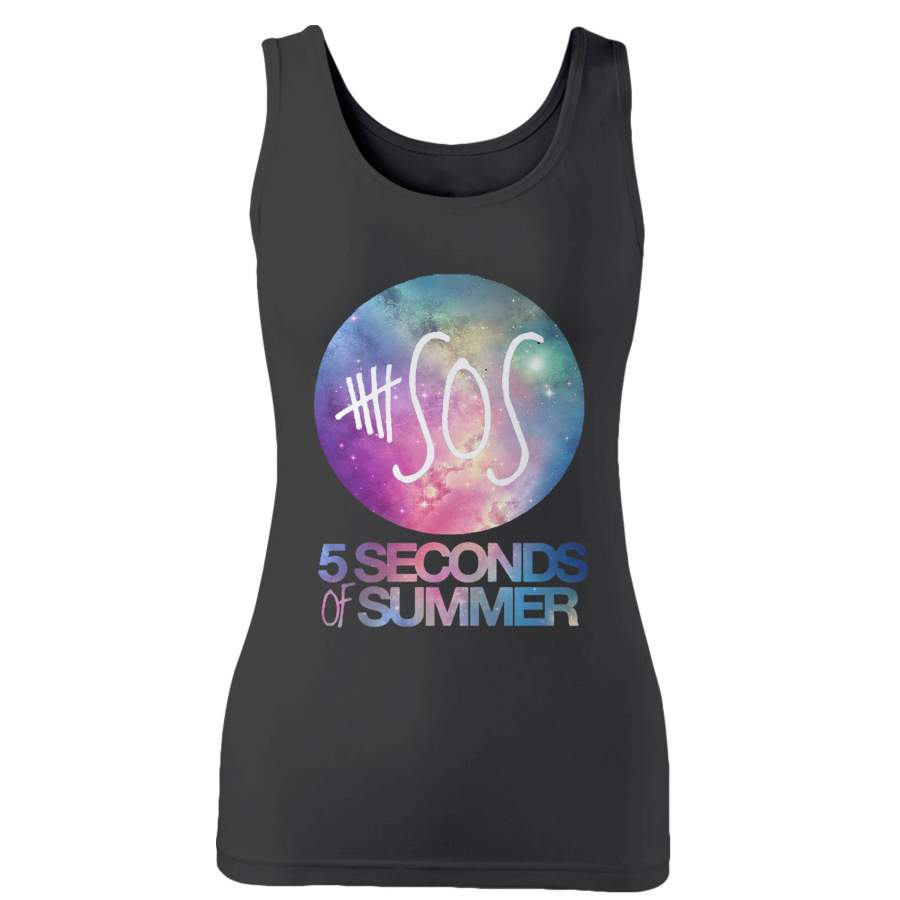 5 Sos Logo Nebula Woman’s Tank Top