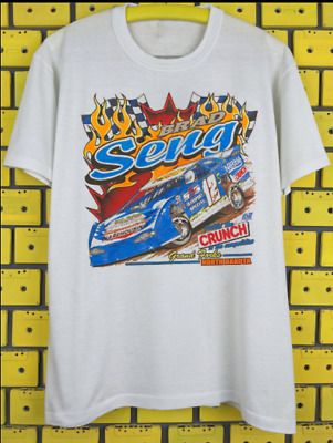 Brad Seng Racing Graphic, Vintage 2000s Racing T-shirt Unisex  S – 3 5946