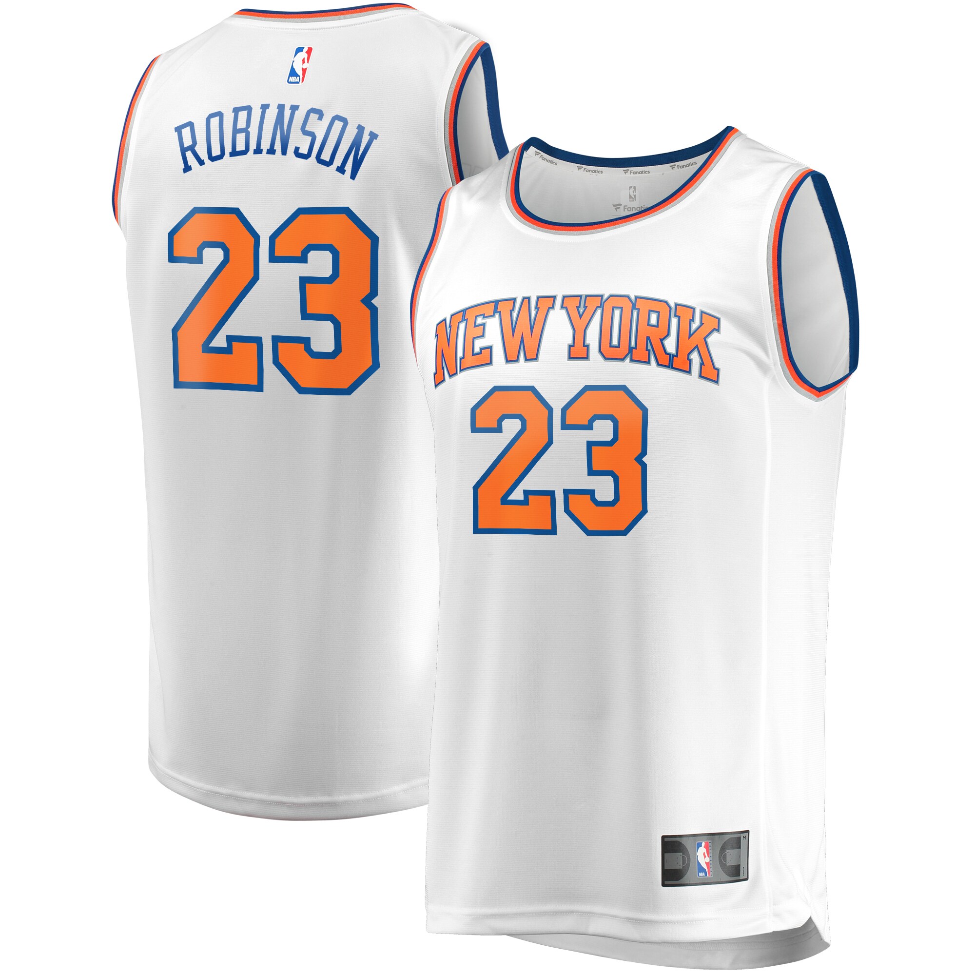 Mitchell Robinson New York Knicks Branded Fast Break Player Replica Jersey – Association Edition – White