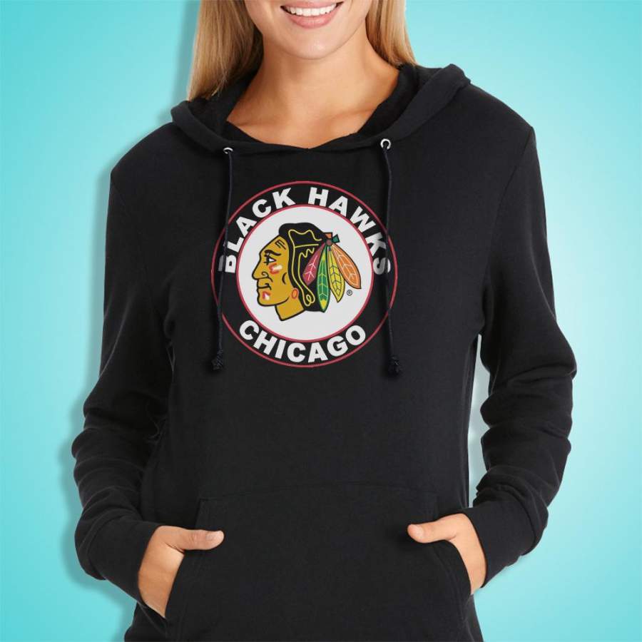 Chicago Blackhawks Club Logo Women’S Hoodie