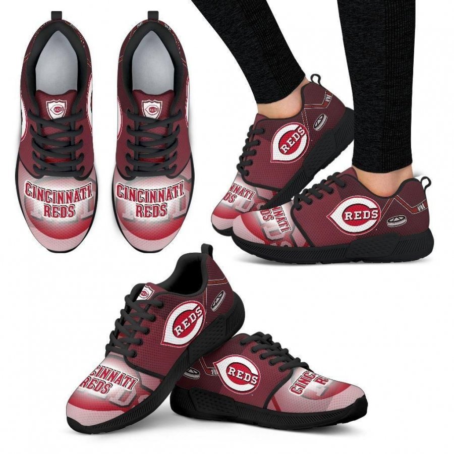 Awesome Cincinnati Reds Running Sneakers For Baseball Fan #784