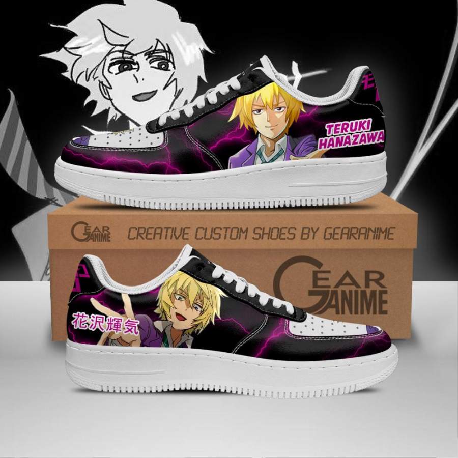 Teruki Hanazawa Air Force Shoes Mob Pyscho 100 Anime Sneakers PT11