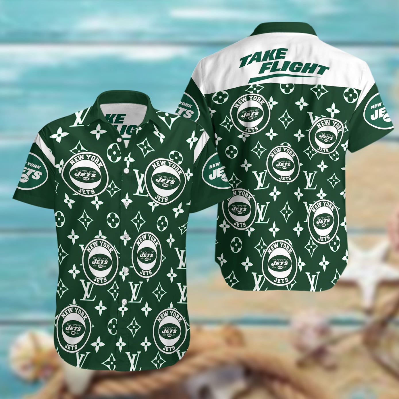 New York Jets Lv Summer Hawaiian Shirt