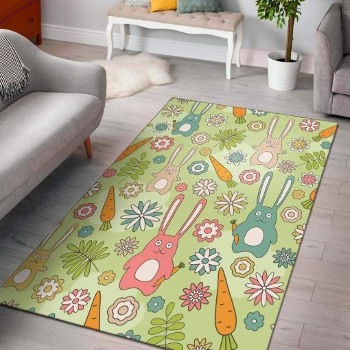 Bunny Rabbits Sku 265434 Area Rug Living Room Rug Home Decor Carpets