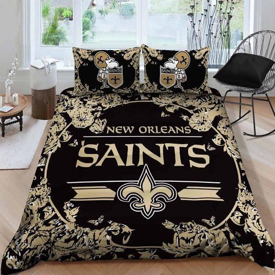 New Orleans Saints Bedding Set Ver 3 Duvet Cover X Amp Pillow Cases