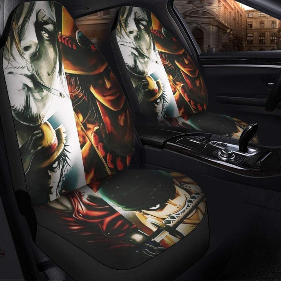 One Peace Anime Car Seat Covers
