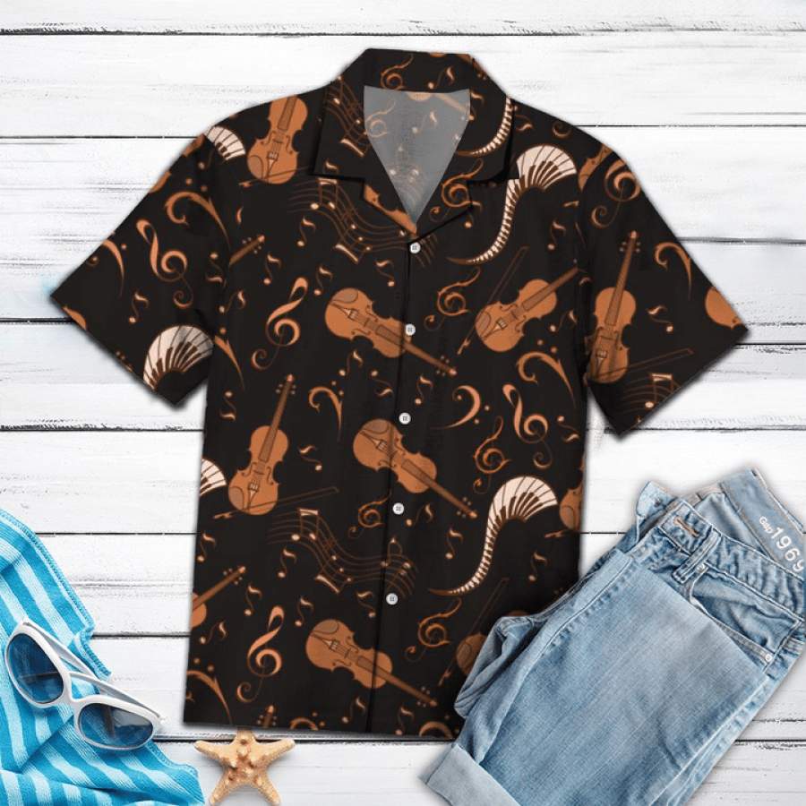 Violin Lover Hawaii Aloha Shirts Ha103933