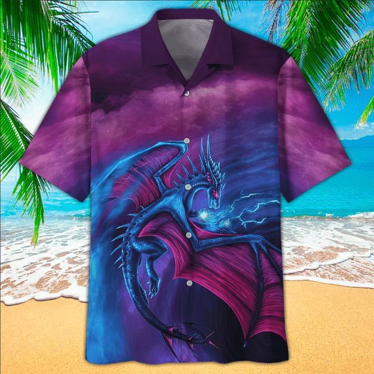 Purple Dragon Hawaii Shirt For Men Women Ha43688