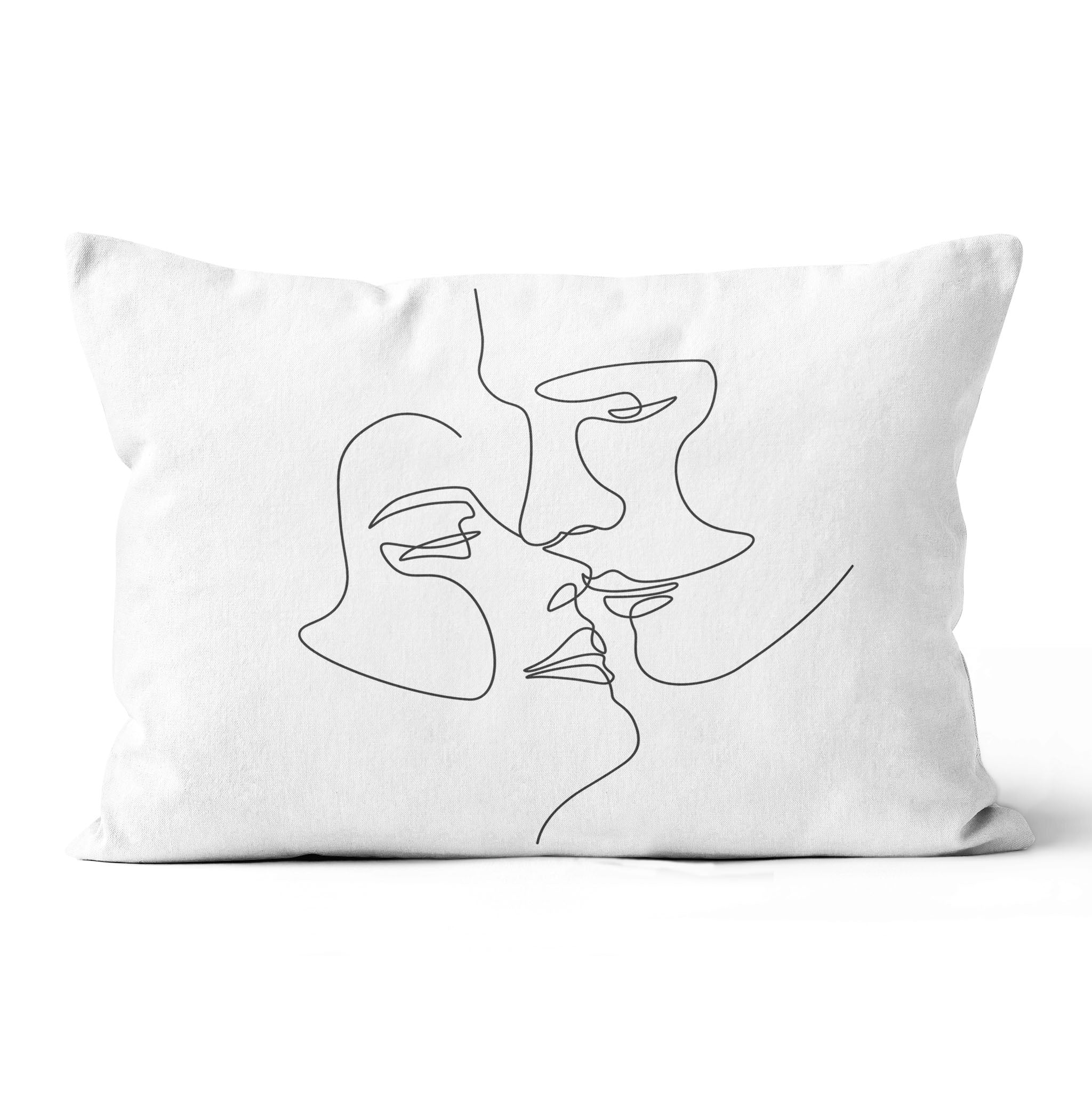 Couple illustration – Canvas Pillow