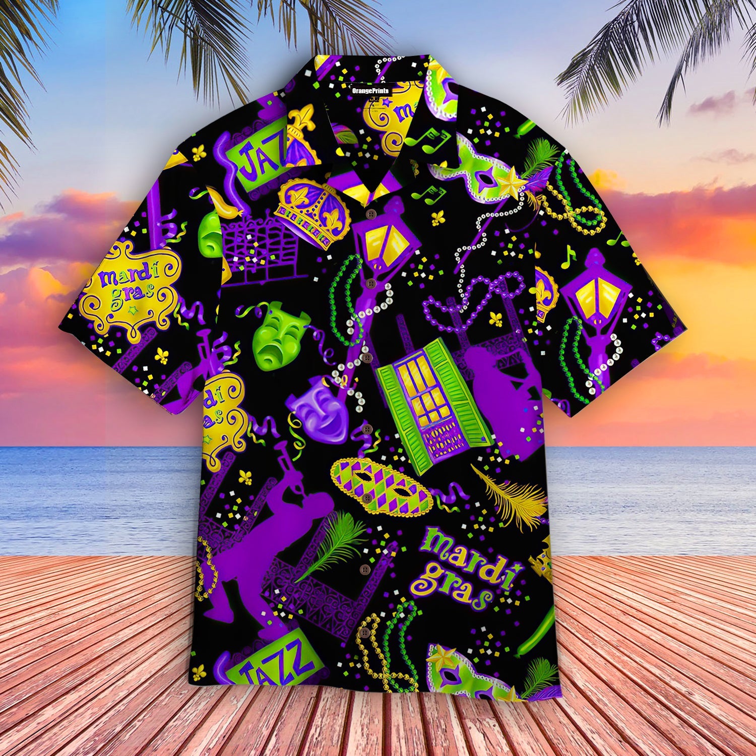 Happy Mardi Gras Hawaii Shirt For Men Women Adult Ha8412