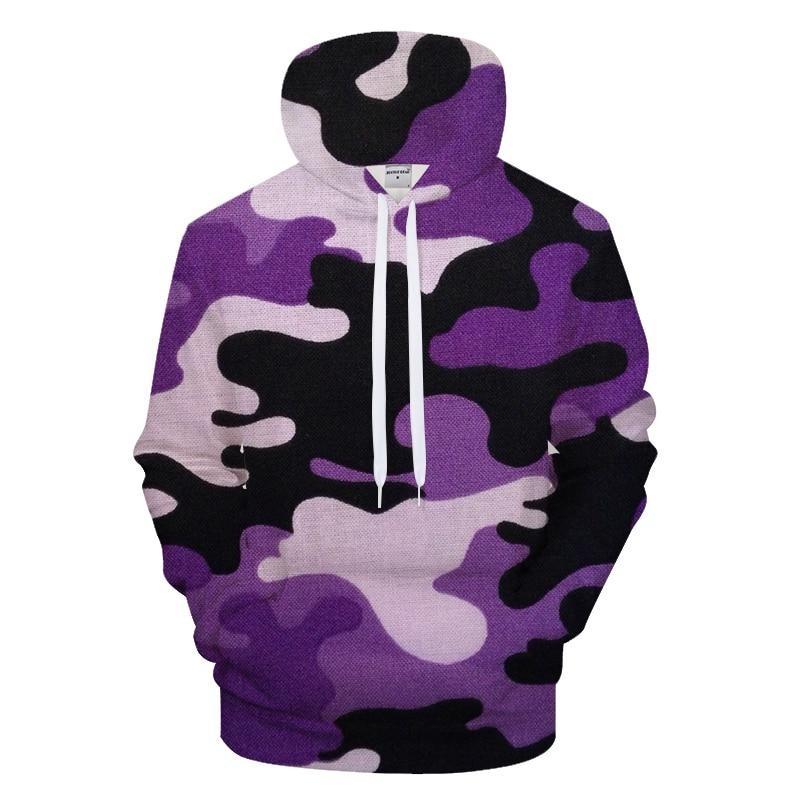 Purple Camo Hoodie