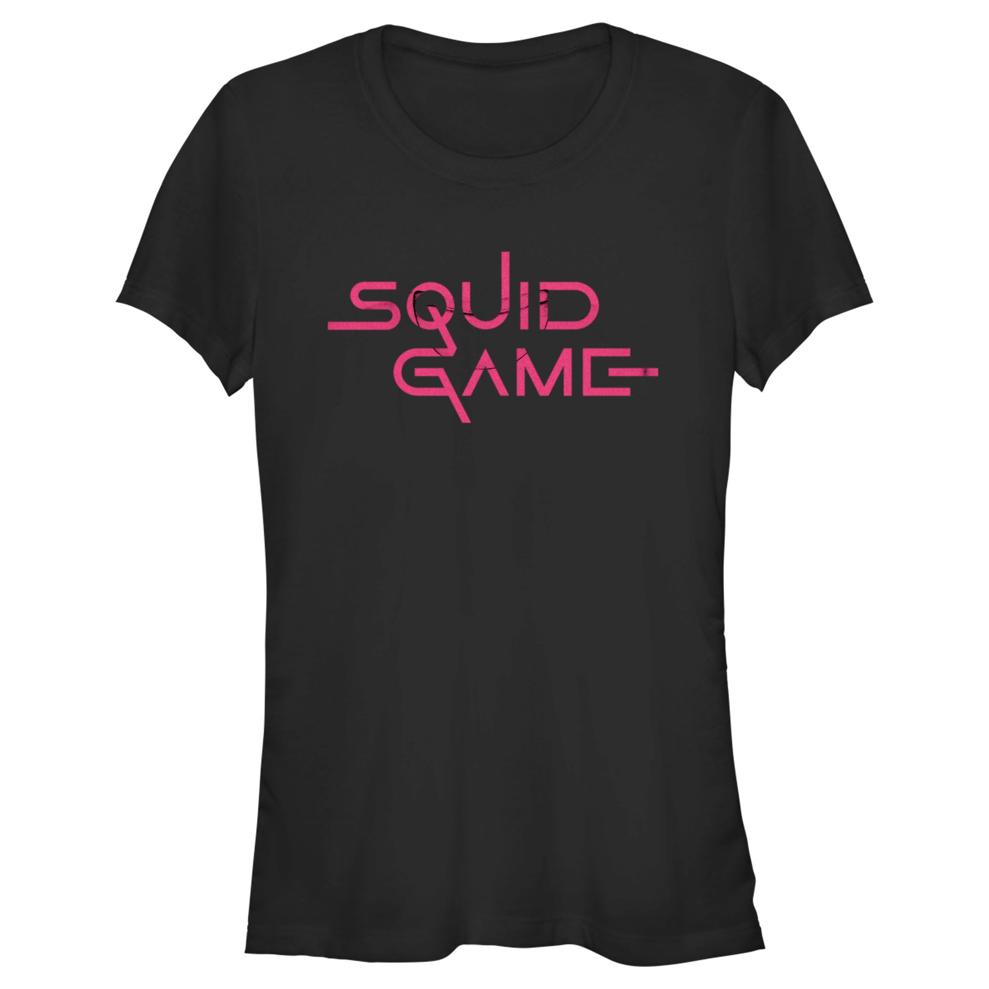 Squid Game Junior’S Logo Pink  T-Shirt