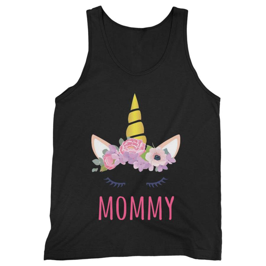 Unicorn Mom Cute Funny Unicorn Man’s Tank Top