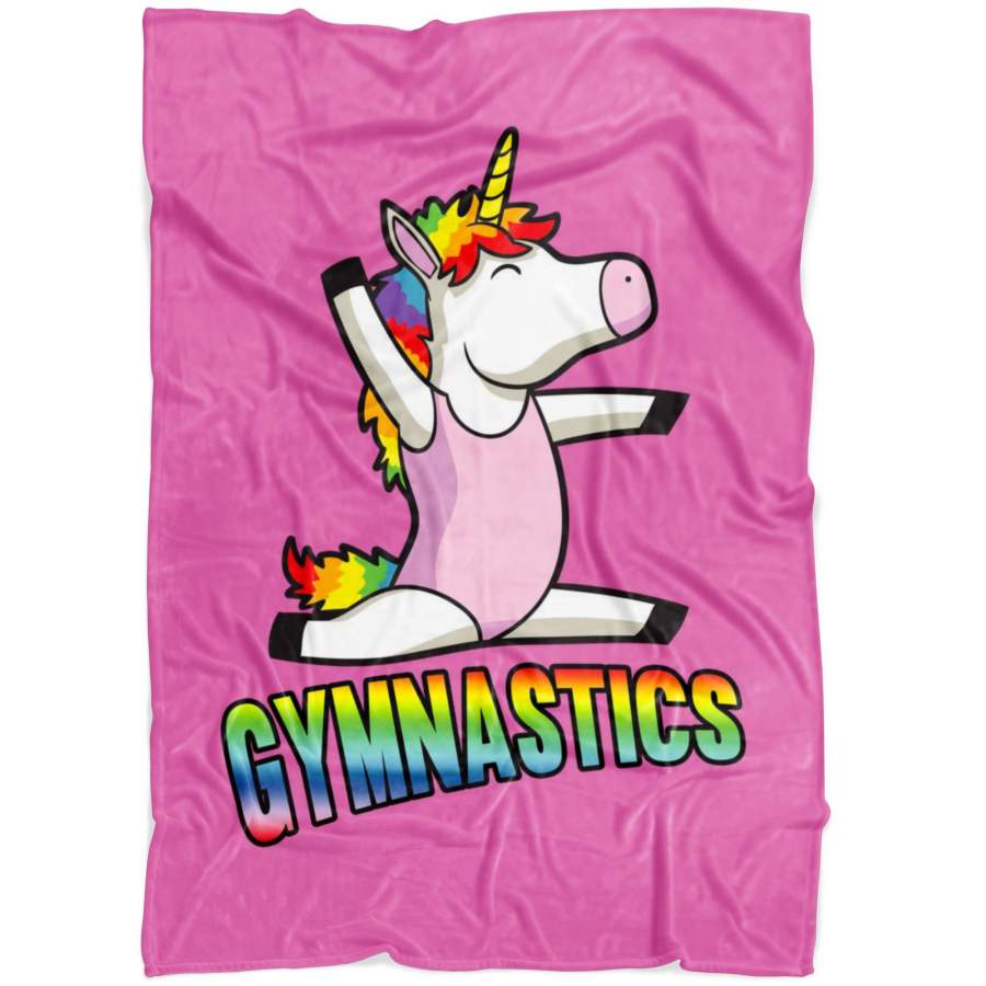 Unicorn Gymnastics Blankets