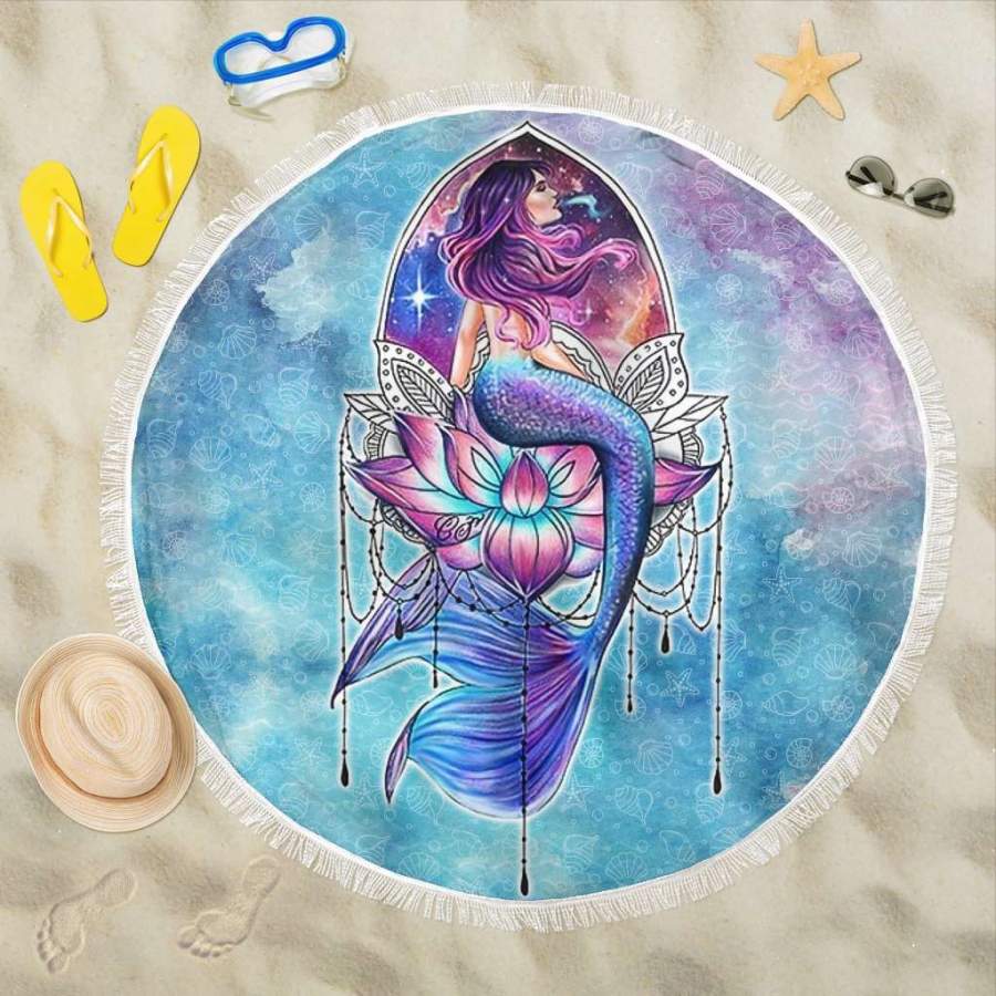 Beach Blanket Gift For Mermaid Lovers