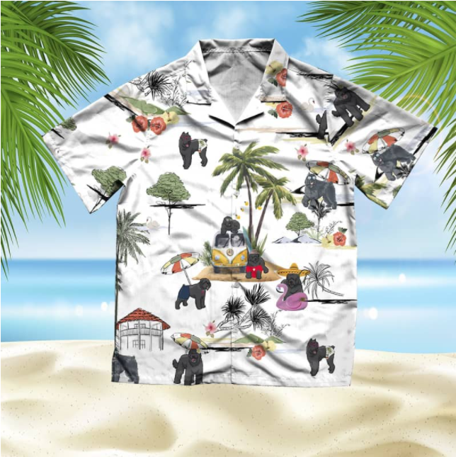 Bouvier Des Flandres Beach All Over Printed Hawaiian Shirt Ha55163