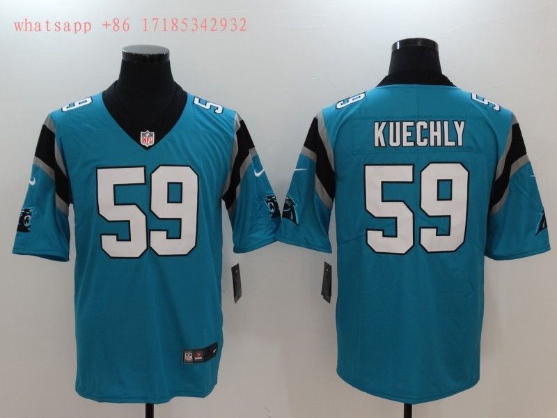 Carolina Panthers Luke Kuechly #59 NFL 2020 Teal Jersey Jersey