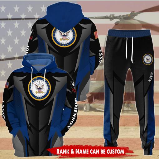 U.S Navy Sport Style, U.S Navy Hoodie, Gift For Military Veteran Design 3D Design Hoodie And Jogger Custom Hoodie All Over Printed