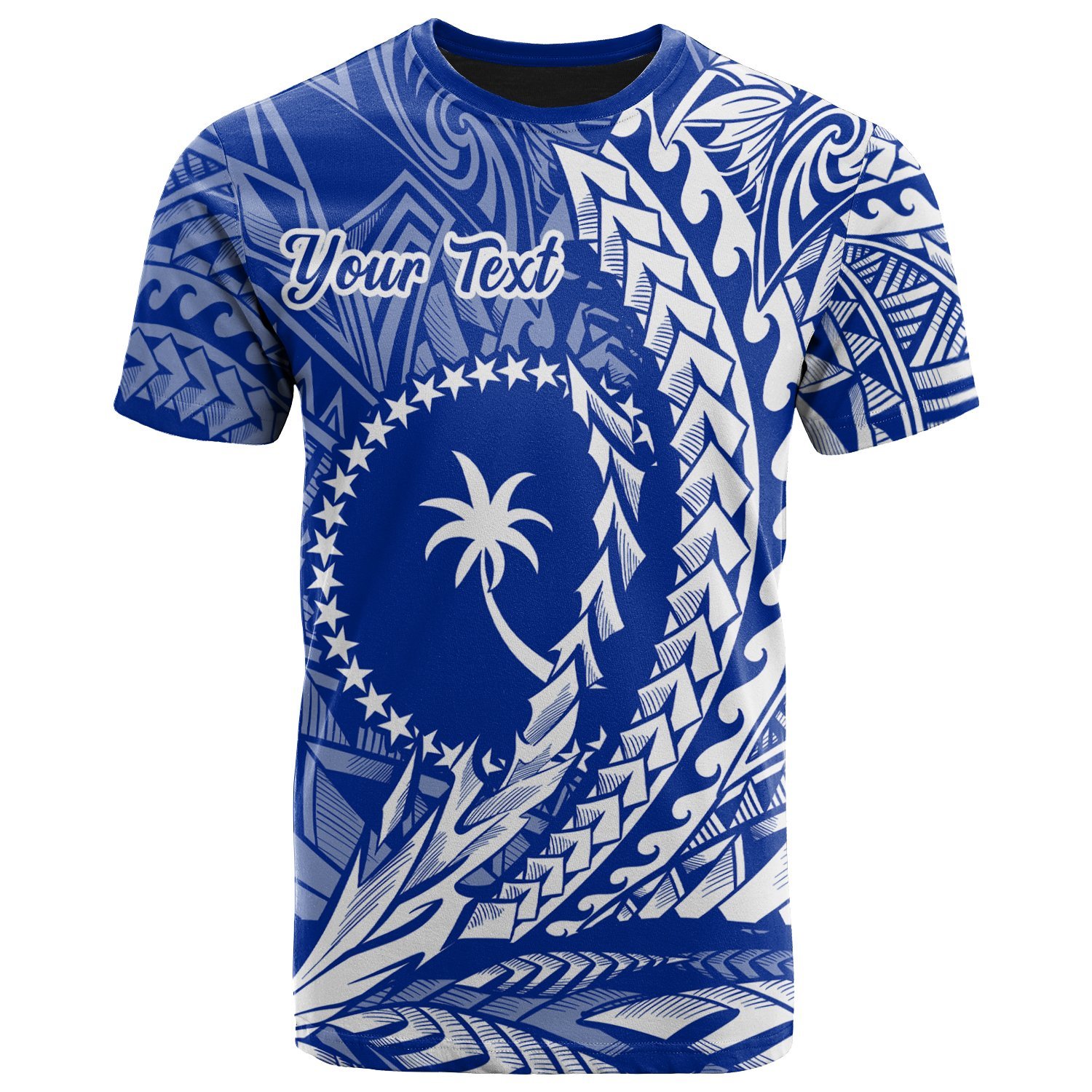 Chuuk State T-Shirt – Custom Wings Style Flag Color – BN01