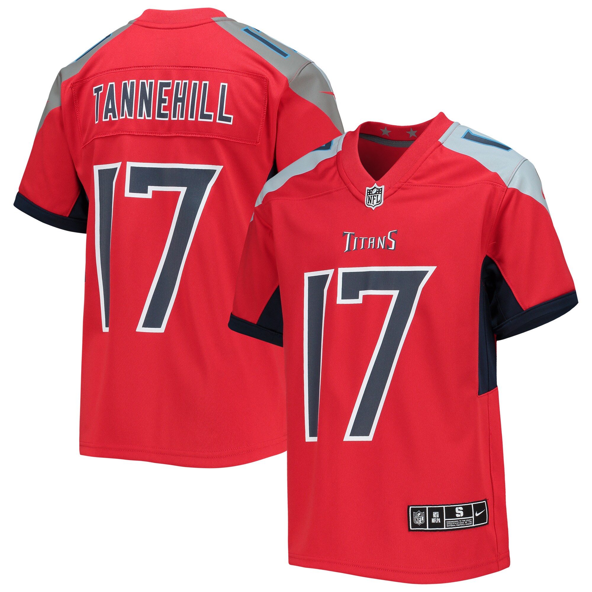 Youth Tennessee Titans Ryan Tannehill Red Inverted Team Game Jersey