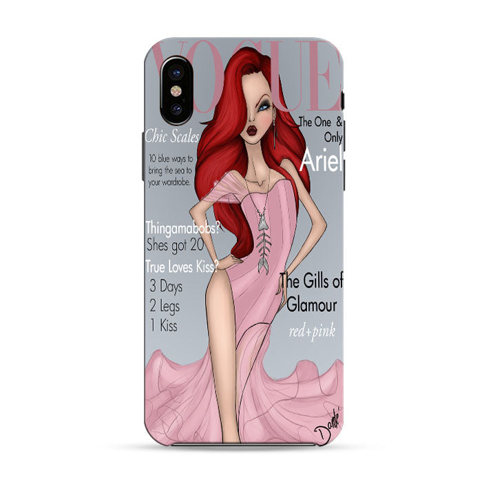 Ariel Vogue Magazine iPhone X 3D Case