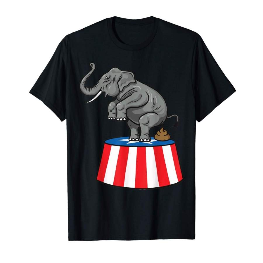 Funny T Shirts Elephant Party Men Cotton T Shirt