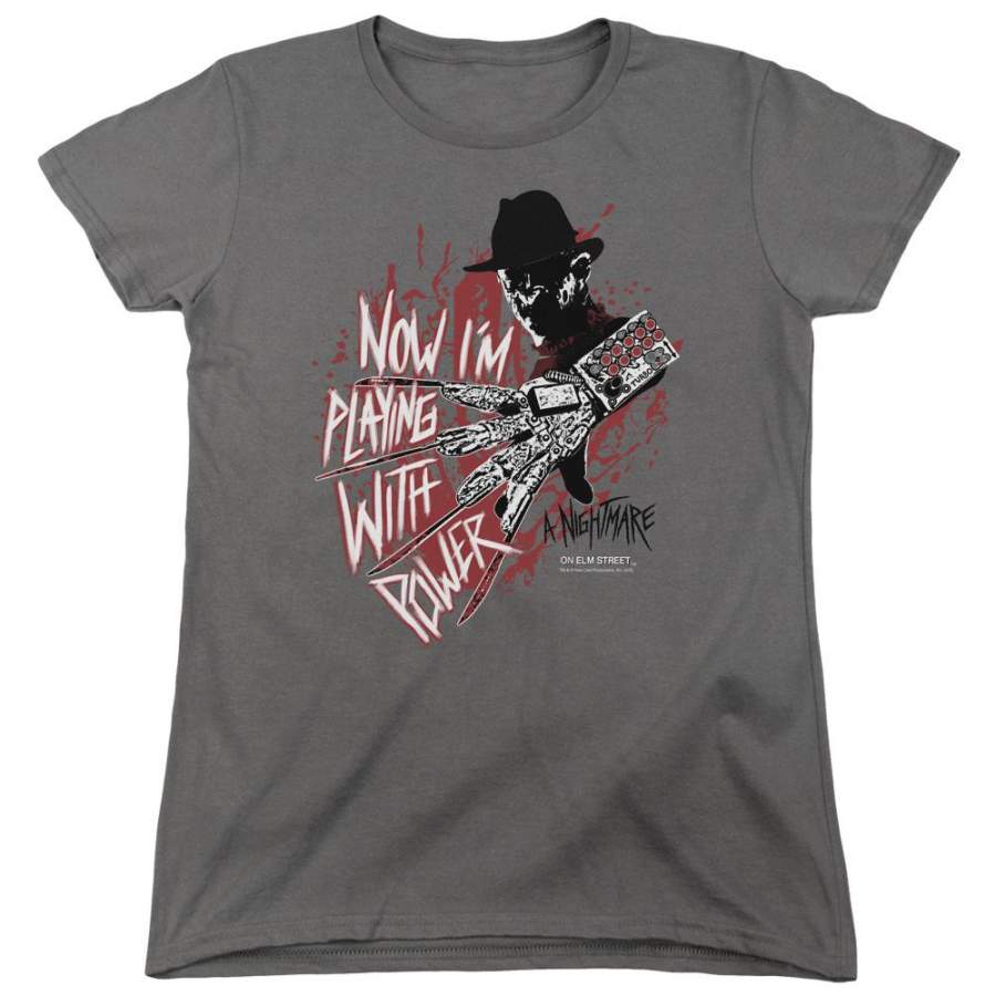 A Nightmare on Elm Street Playing With Power Women’s T-Shirt