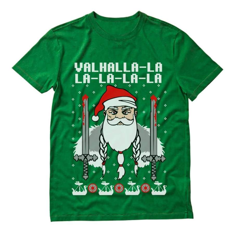 Viking Nordic God Valhalla Mythology Ugly Christmas Sweater T-Shirt