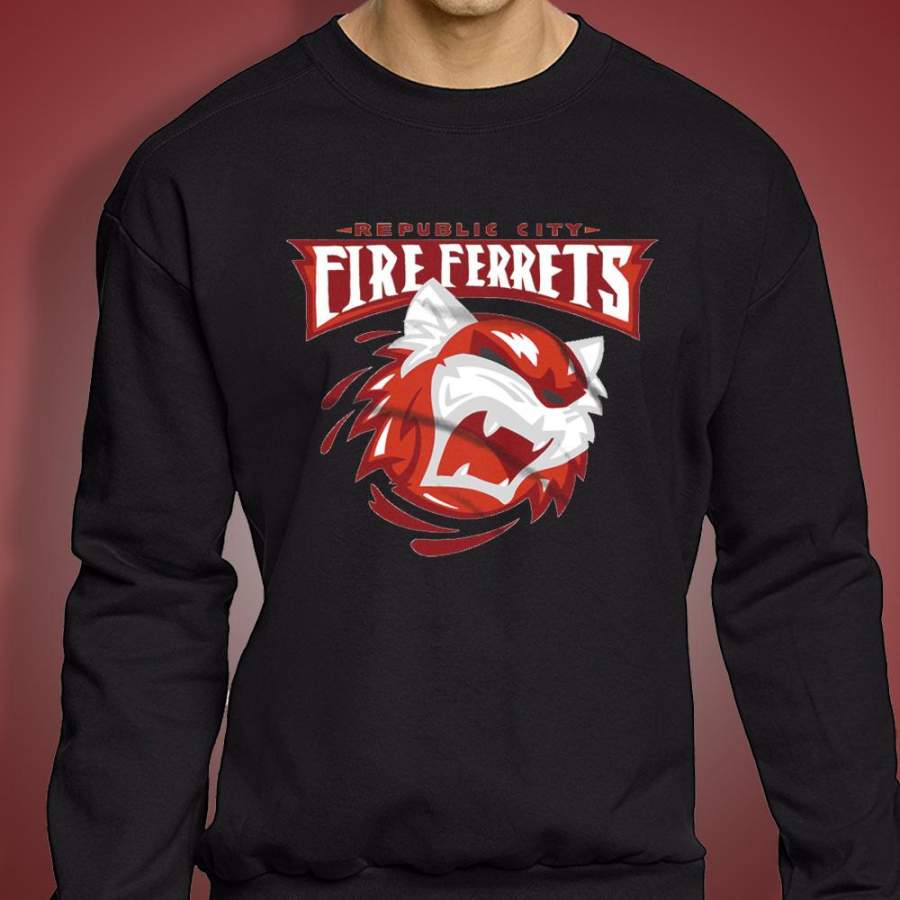 Republic City Fire Ferrets Men’S Sweatshirt T-Shirt