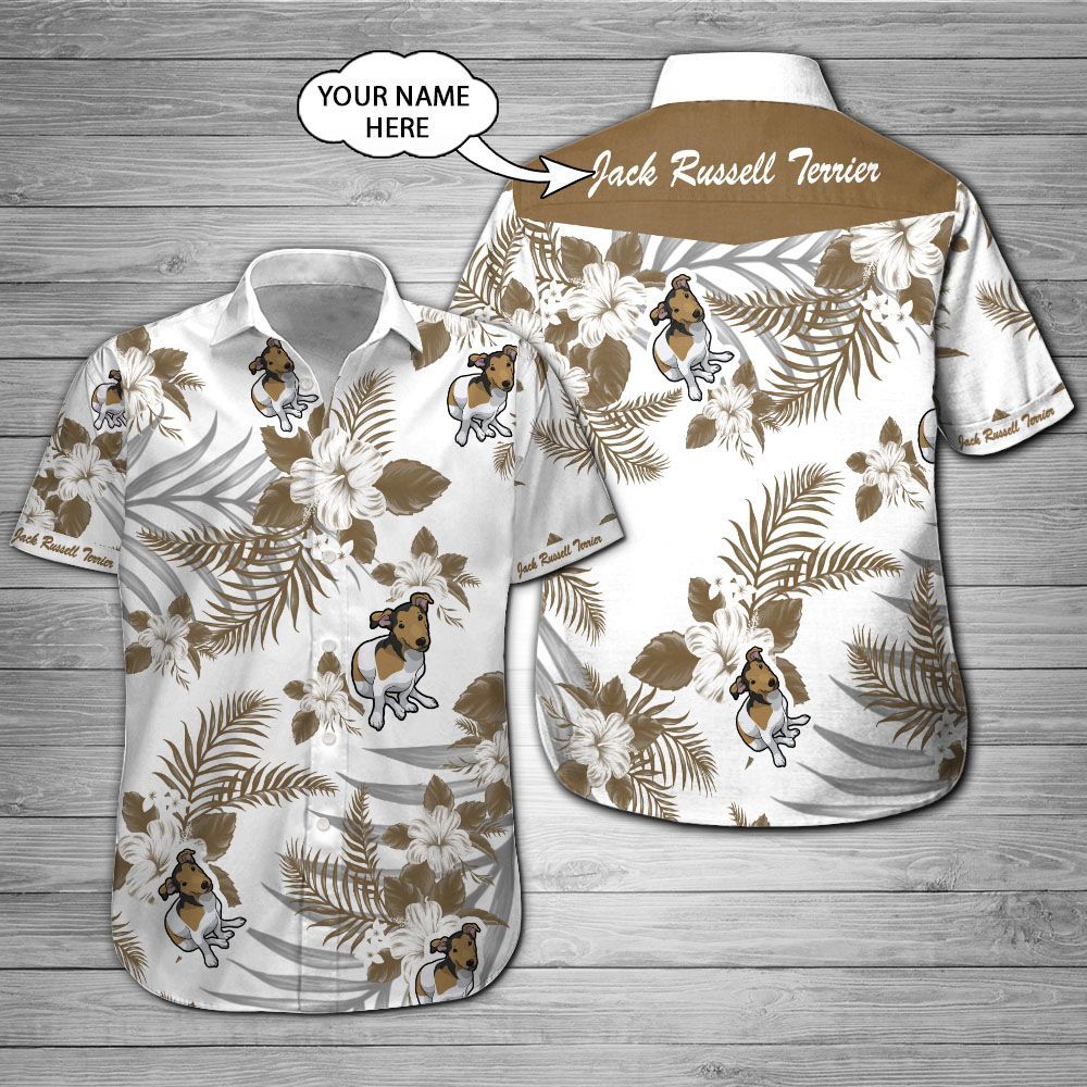 Jack Russell Terrier Custom Name Hawaii Shirt 201 Ha106146