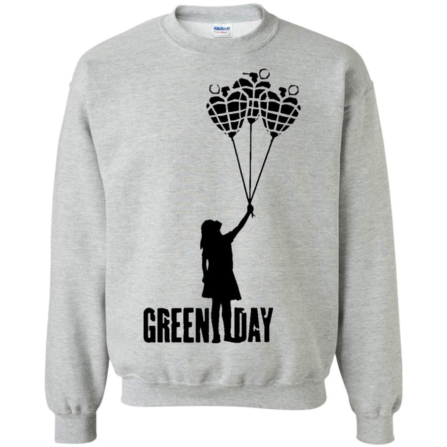 AGR Green Day Crewneck Pullover Sweatshirt