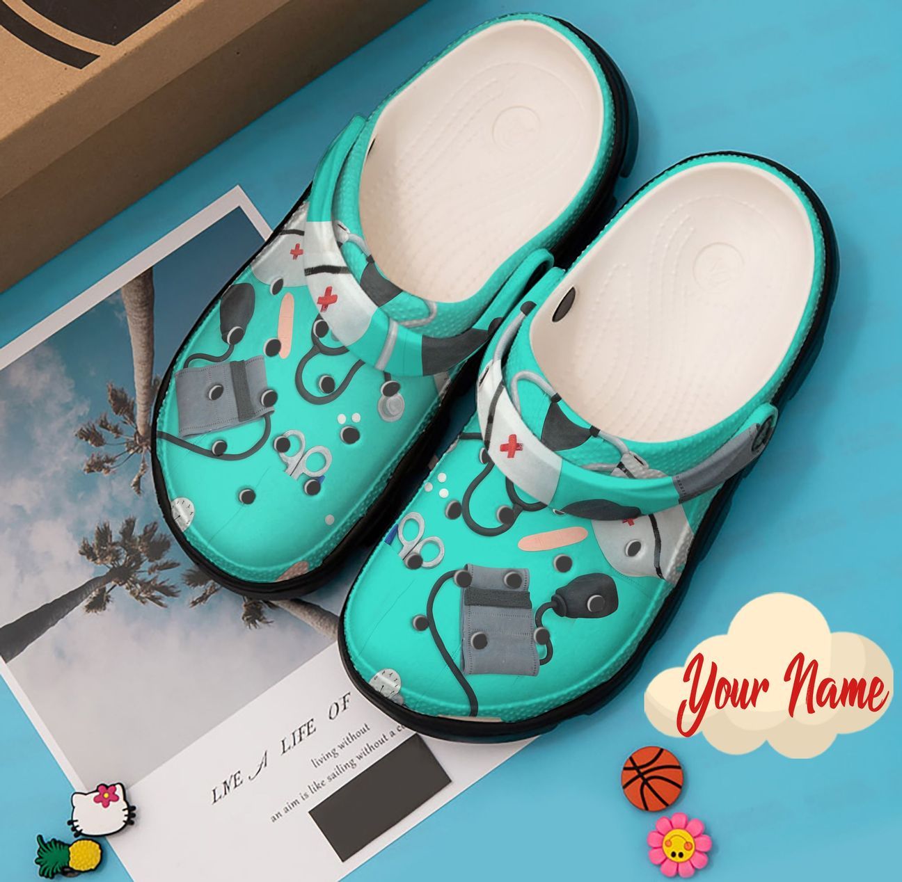 Nurse Personalized Clog, Custom Name, Text, Color, Number Fashion Style For Women, Men, Kid, Print 3D I Am A Nurse