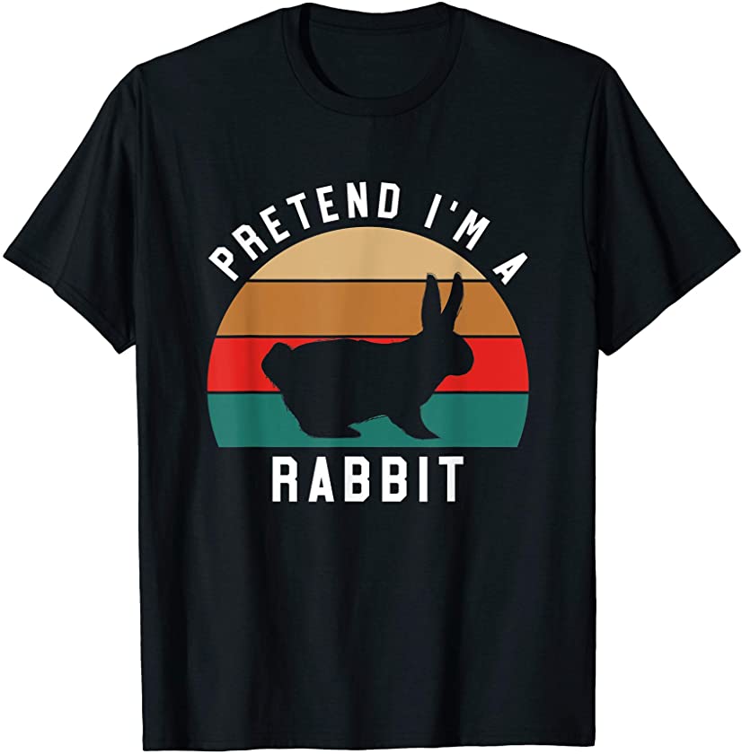 Simple Halloween Costume Rabbit Lover Pretend I’m A Rabbit T-Shirt