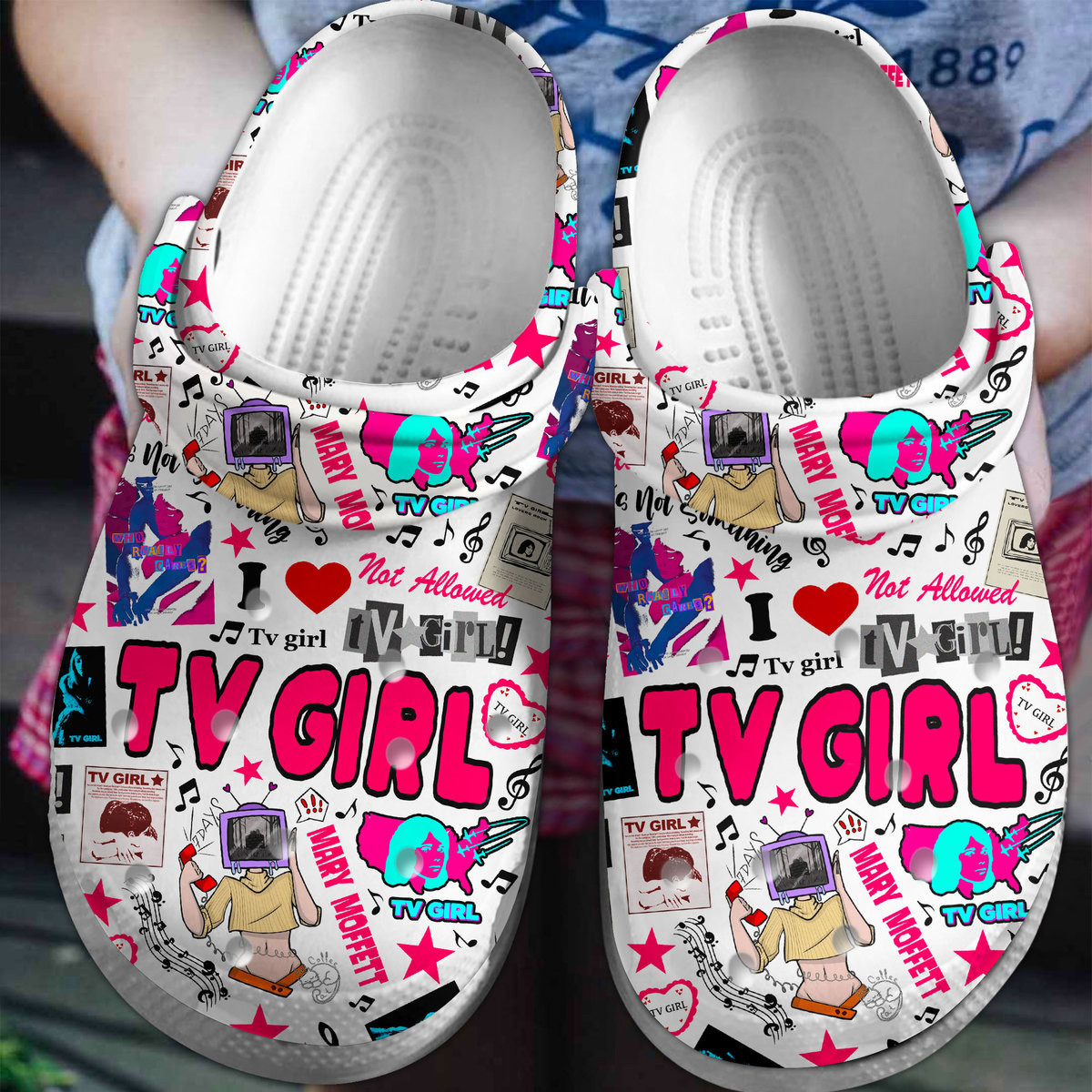 Girls TV Series Crocs Crocband Clogs Shoes Comfortable For Men Women and Kids