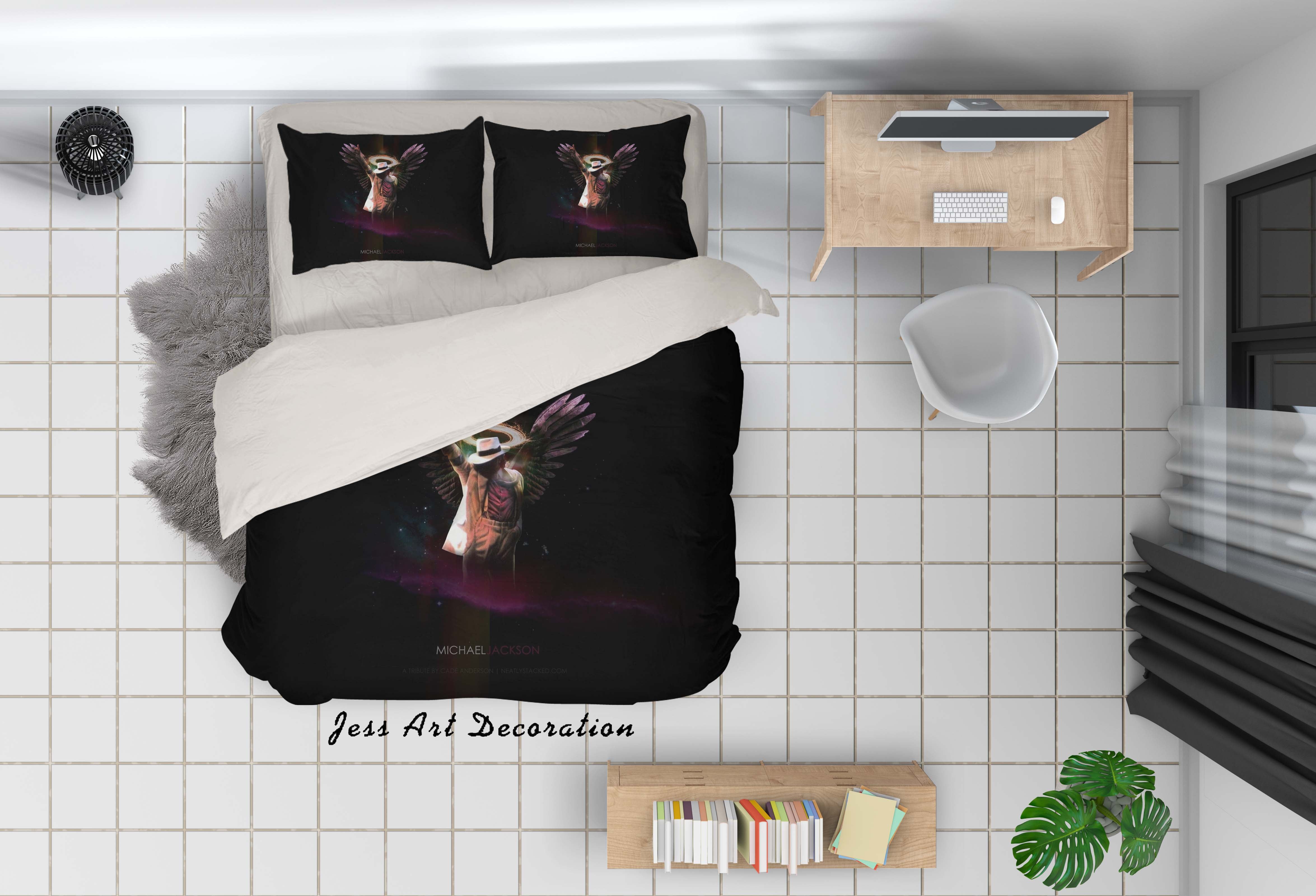 3D Michael Jackson Quilt Cover Set Bedding Set Pillowcases 104