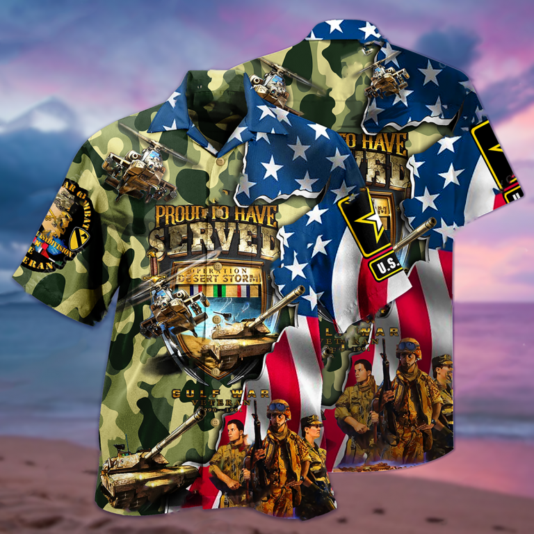 Proud To Have Served Operation Desert Storm Hawaii Shirt Unisex Adult Ha39333