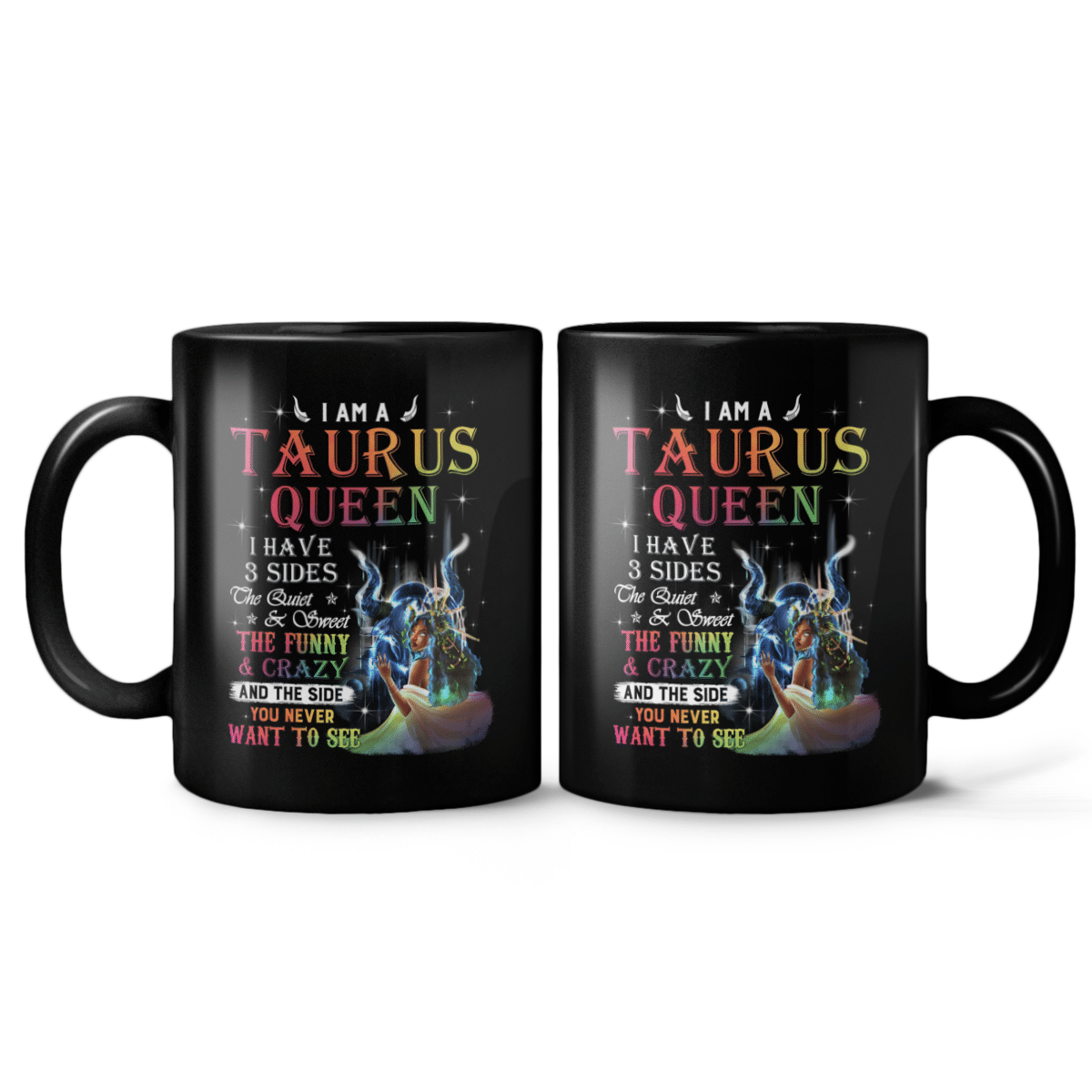 Zodiac Mug Birthday Gift For Black Girl Zodiac Mug I Am A Taurus Queen Mug