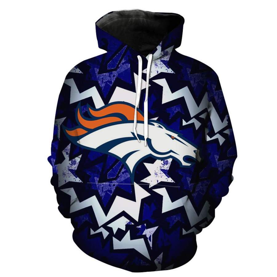 Denver Broncos Hoodie – Football Broncos Streetwear Clothes