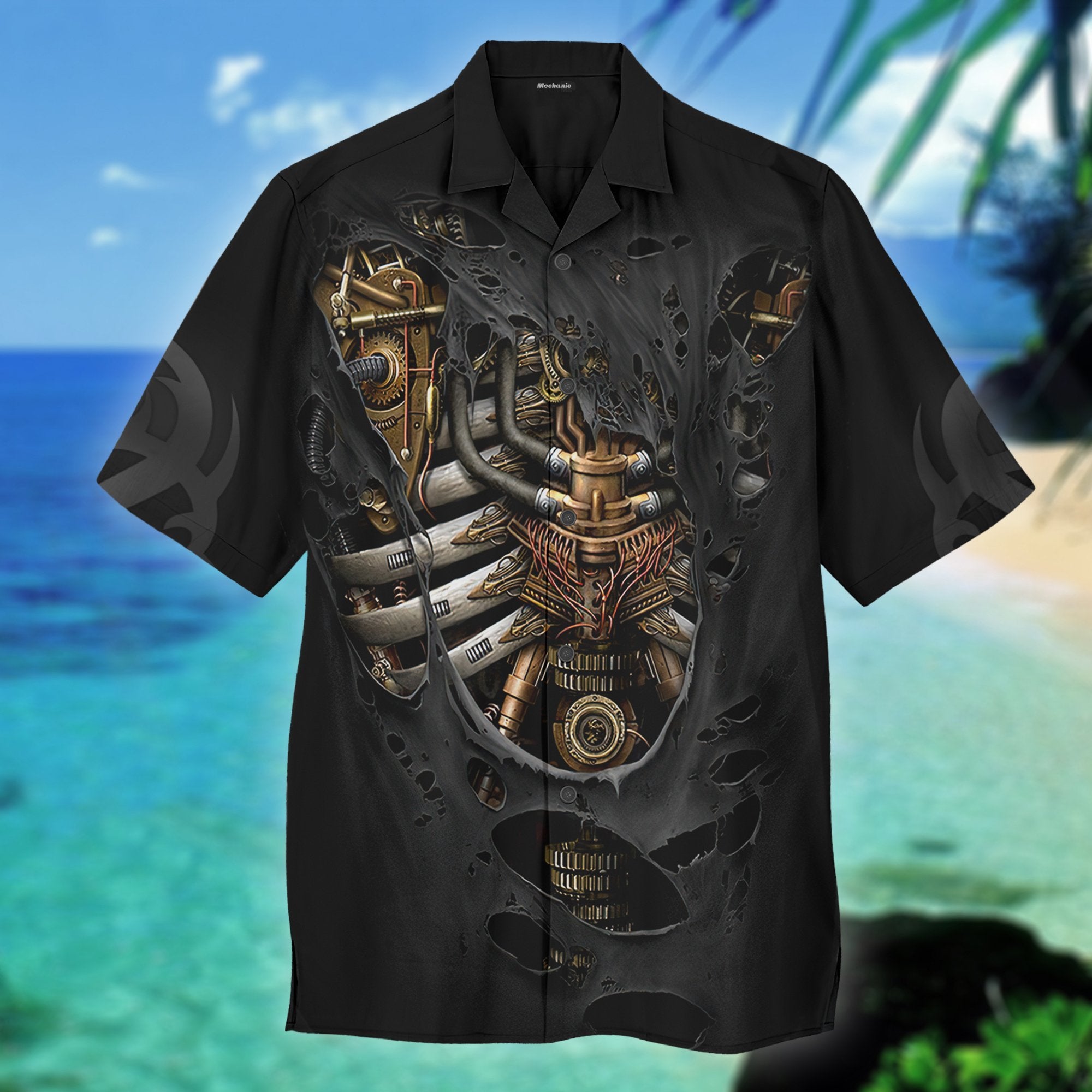 Awesome Mechanic Inside Body Hawaiian Shirt | For Men & Women | Adult | Hw4246