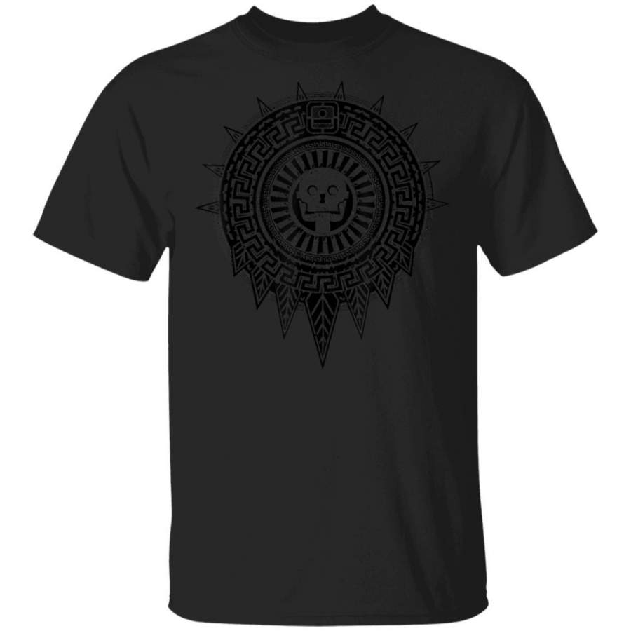 Aztec Death Stone Calendar. Mexica Dia de Muertos Mictlan Coffee Mug Unisex Men Women Tshirt